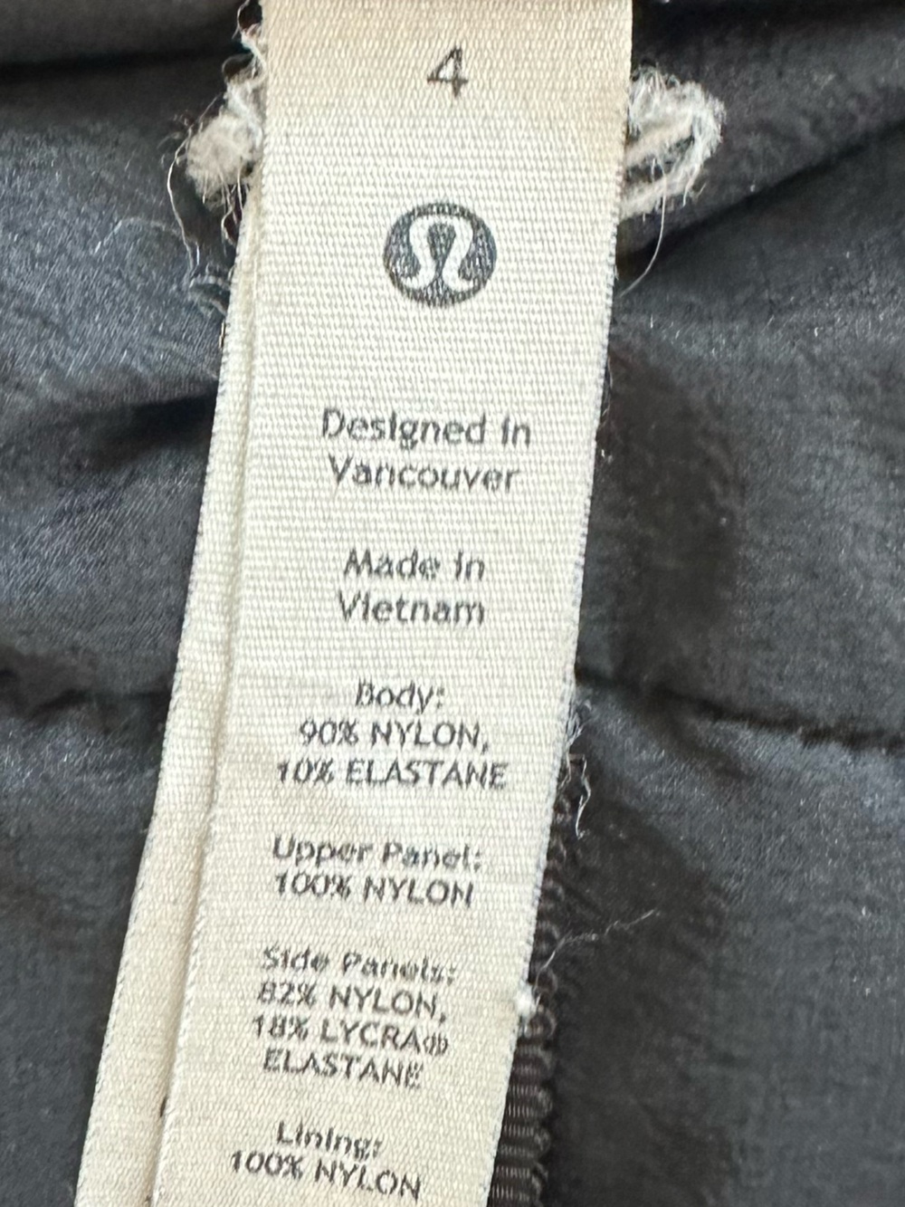 lululemon athletica Black Quilted Vest Size 4 - Picture 3 of 3
